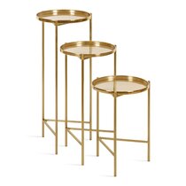 Wayfair | Gold Tall End & Side Tables You'll Love in 2022